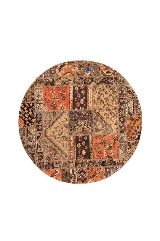 Persian Handnotted Patchwork - 148X148CM