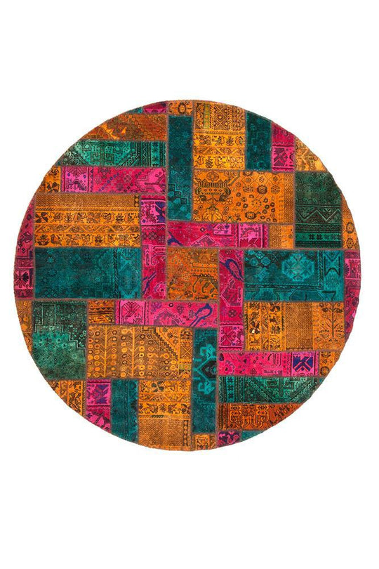 Persian Handnotted Patchwork - 201X201CM