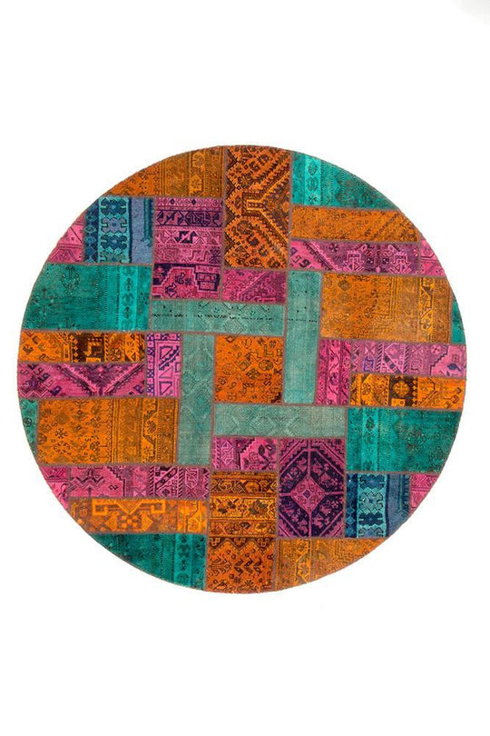 Persian Handnotted Patchwork - 201X201CM