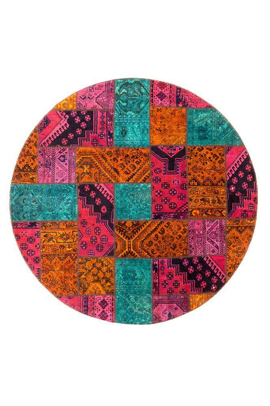 Persian Handnotted Patchwork - 201X201CM