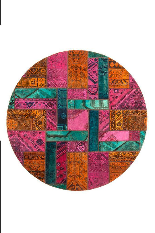 Persian Handnotted Patchwork - 200X200CM