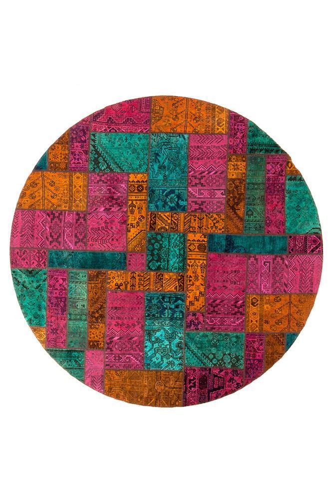 Persian Handnotted Patchwork - 236X236CM