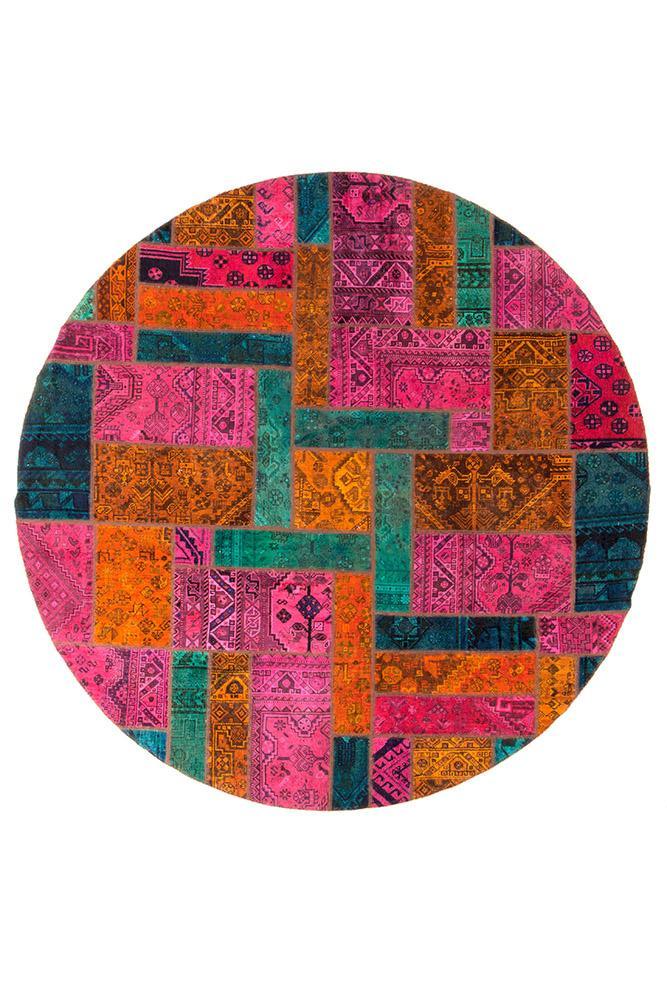 Persian Handnotted Patchwork - 236X236CM