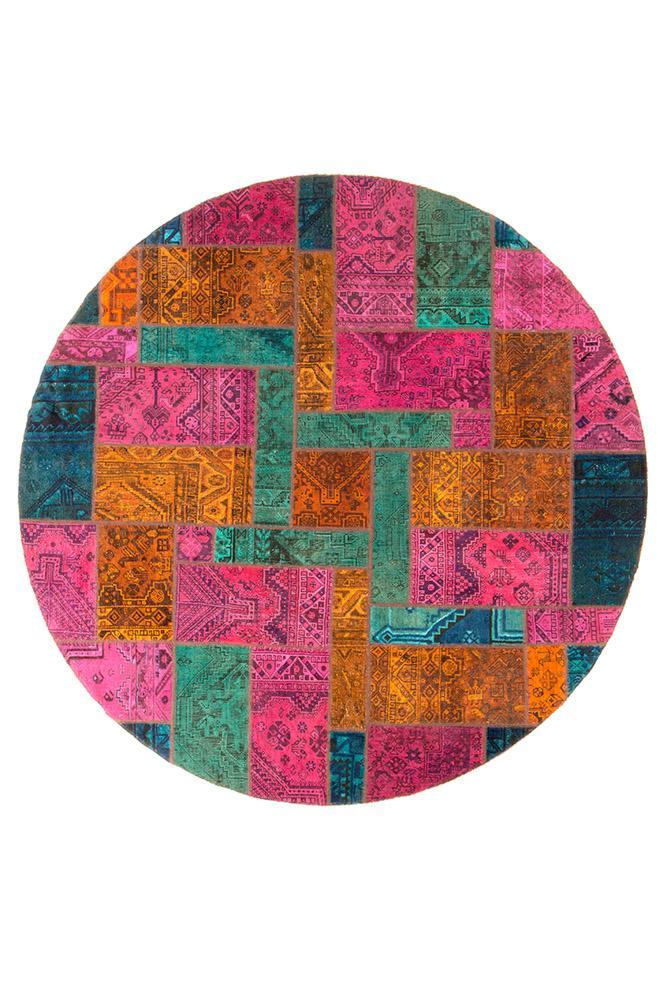 Persian Handnotted Patchwork - 238X238CM
