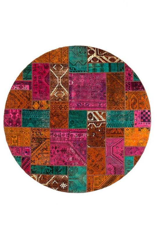 Persian Handnotted Patchwork - 236X236CM