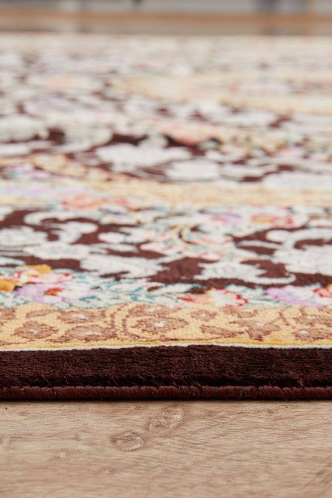 Handknotted Pure Silk Persian Qum X 32