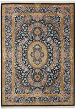 Handknotted Pure Silk Persian Qum X 32