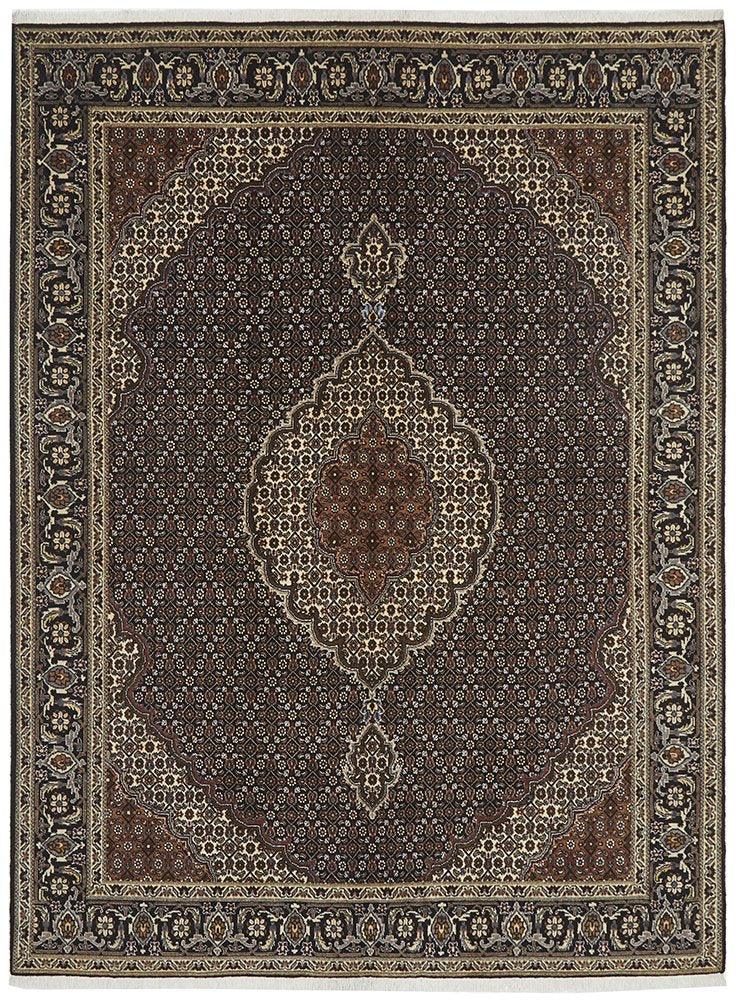 Persian Handmade Mahi Navy Tabriz 397