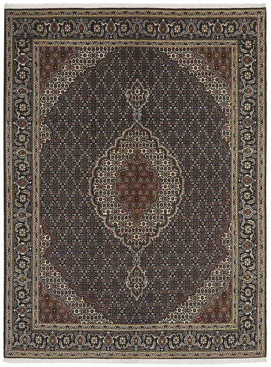 Persian Handmade Mahi Navy Tabriz 397