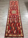 HAND KNOTTED PERSIAN SHIRAZ RUG RUNNER 295X 78 CM