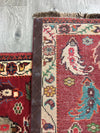 HAND KNOTTED PERSIAN SHIRAZ RUG RUNNER 295X 78 CM