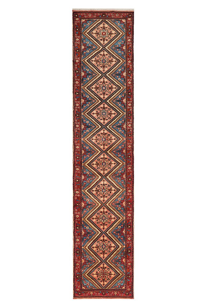 Hand Knotted Persian Rug 97 - 380x80cm