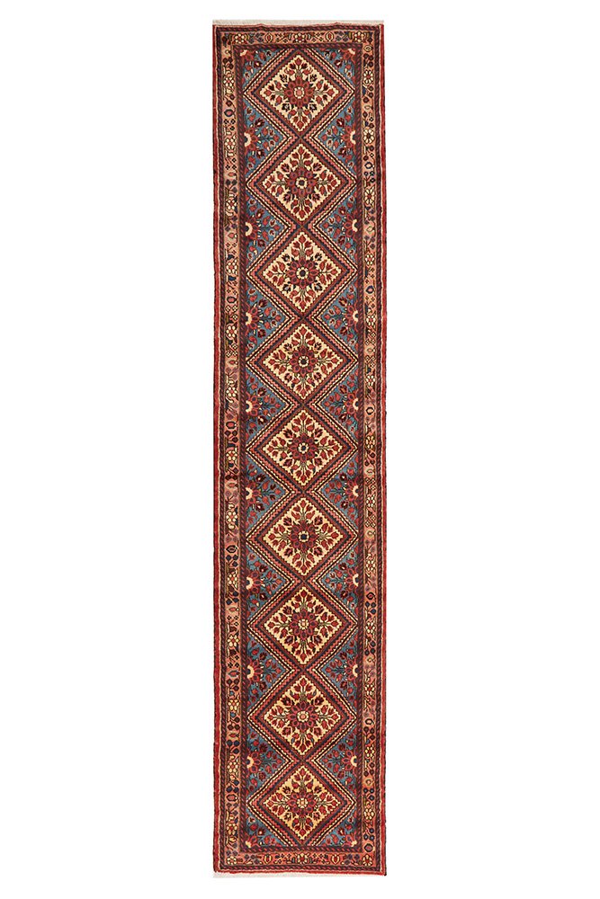 Hand Knotted Persian Rug 107 - 390x75cm