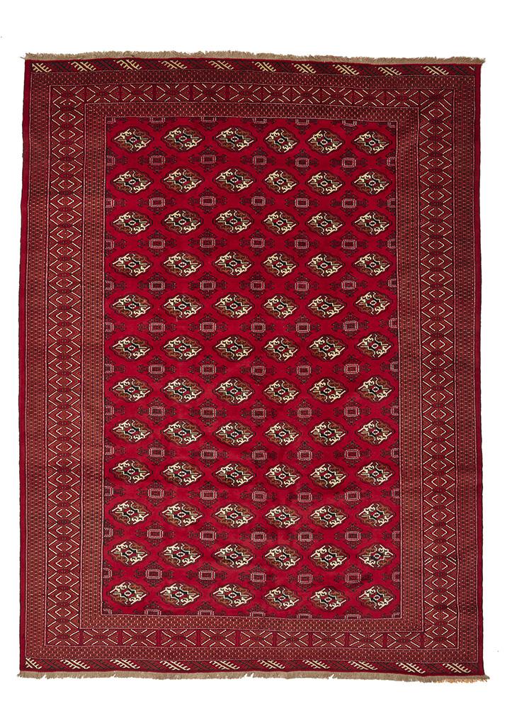 HAND KNOTTED PERSIAN  RUG Turkmen 378X280 CM