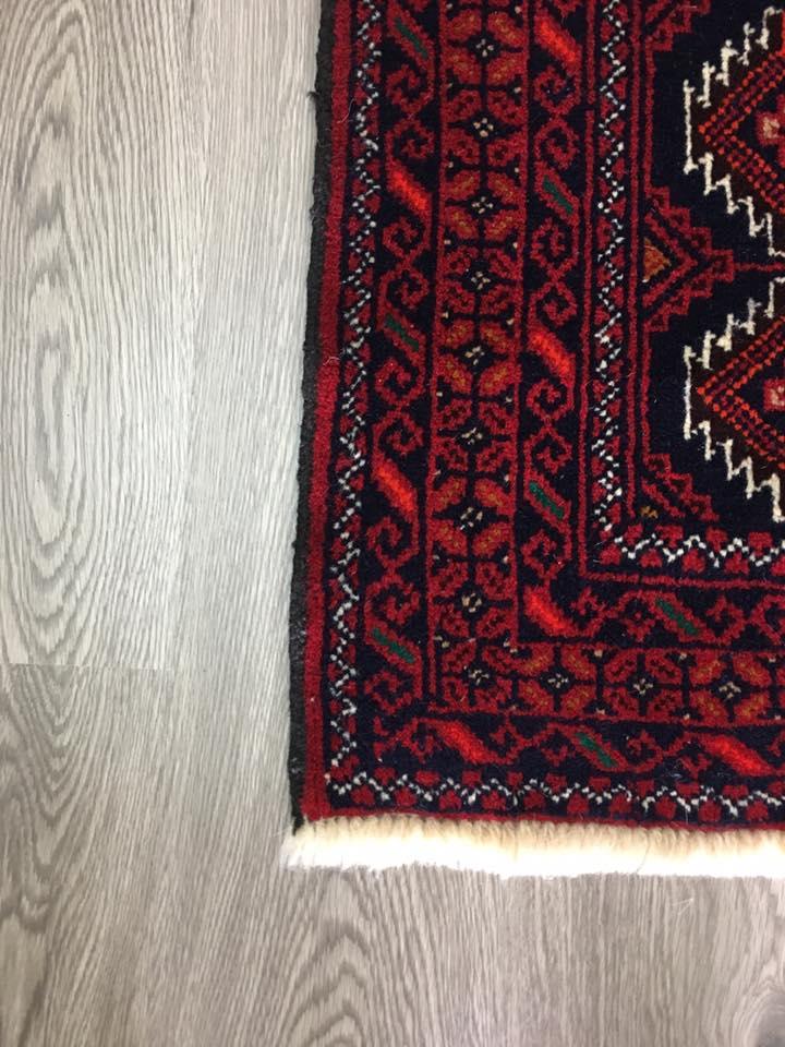 HAND KNOTTED PERSIAN RUG BALOUCH 187X105 CM