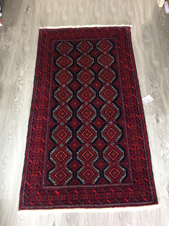 HAND KNOTTED PERSIAN RUG BALOUCH 187X105 CM