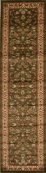 Istanbul Traditional Floral Pattern Rug Green - aladdinrugs - 4