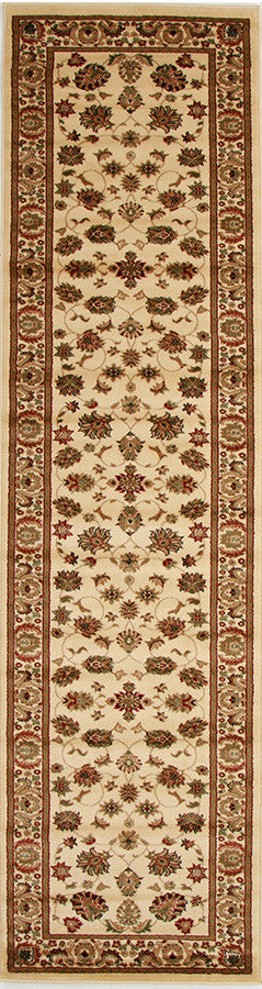 Istanbul Traditional Floral Pattern Rug Ivory - aladdinrugs - 4