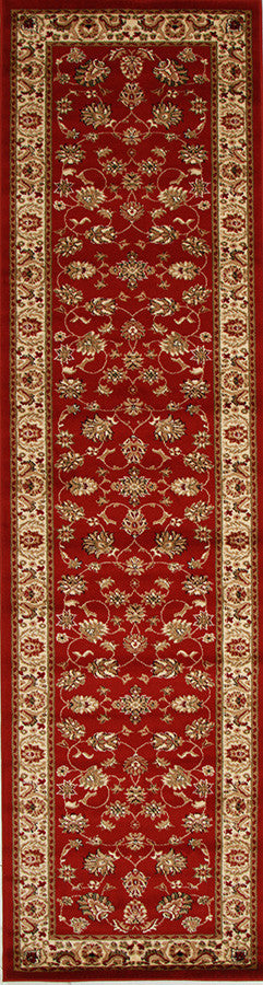 Istanbul Traditional Floral Pattern Rug Red - aladdinrugs - 4