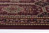 Istanbul Traditional Afghan Design Rug Burgundy Red - aladdinrugs - 3