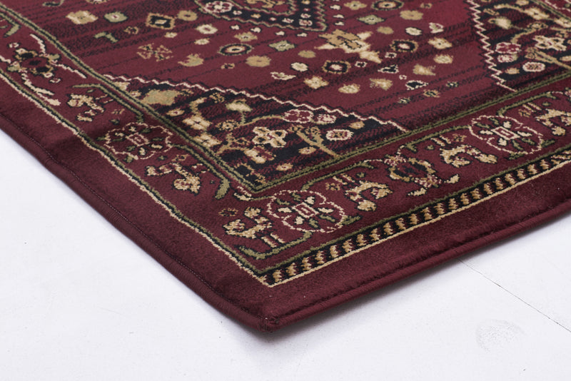 Istanbul Traditional Shiraz Design Rug Burgundy Red - aladdinrugs - 2