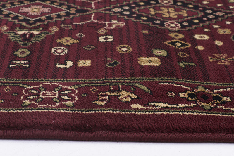 Istanbul Traditional Shiraz Design Rug Burgundy Red - aladdinrugs - 3