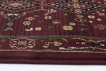 Istanbul Traditional Shiraz Design Rug Burgundy Red - aladdinrugs - 5