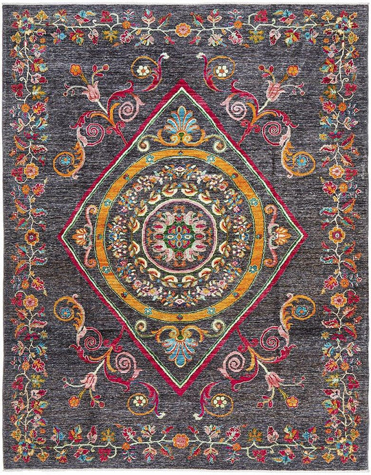 Hand Knotted Pure Wool Afghan - 290x200CM