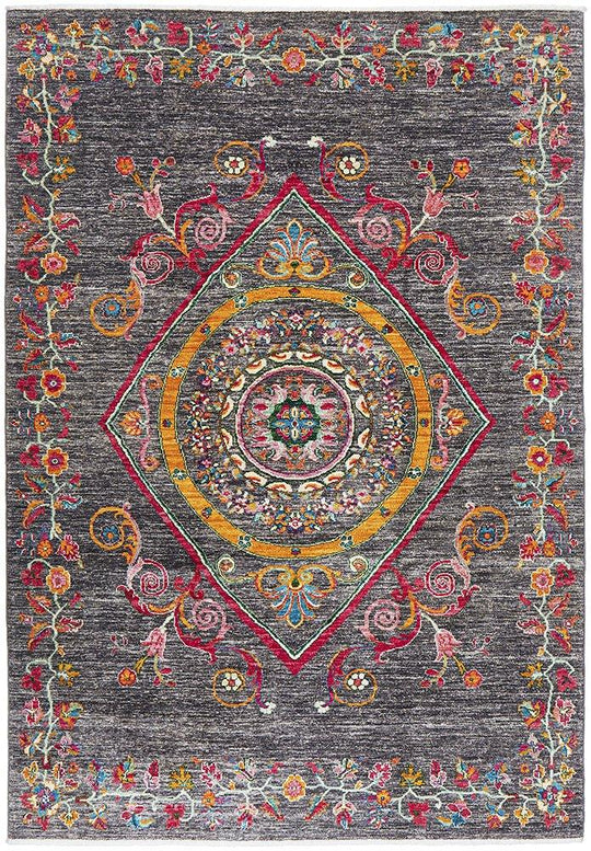 Hand Knotted Pure Wool Afghan - 236x162CM