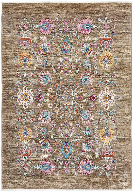 Hand Knotted Pure Wool Afghan - 230x160cm