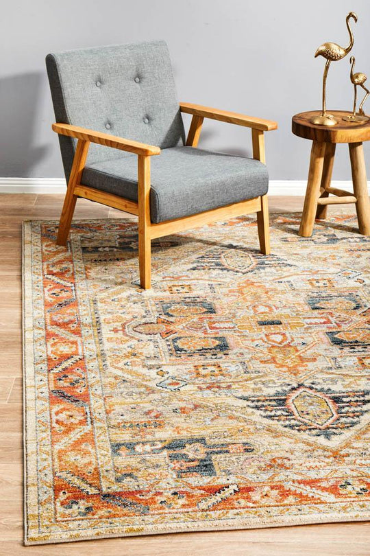 Artin Power Loomed Rust Rug