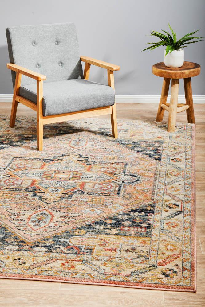 Aladdin Styled Rugs Artin Power Loomed Salmon Rug – Aladdin Rugs NZ