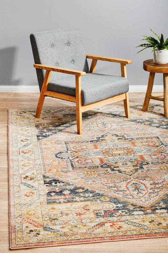 Artin Power Loomed Salmon Rug