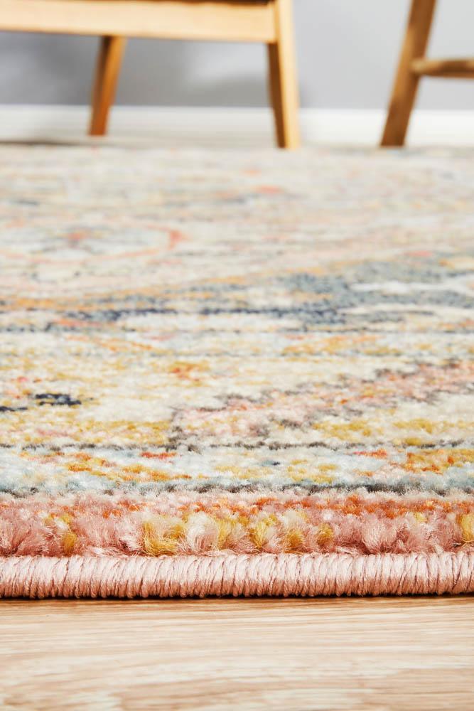 Salmon Color Rug Artin Power Loomed Salmon Rug – Aladdin Rugs NZ