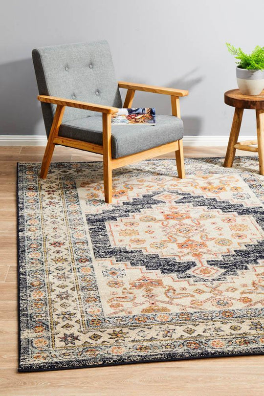 Artin Power Loomed Ecru Rug