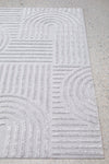 Power Loomed Marina Dior Silver Rug