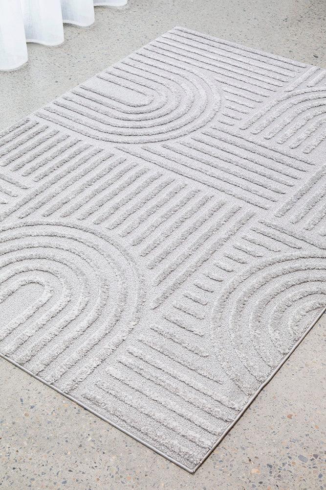 Power Loomed Marina Dior Silver Rug
