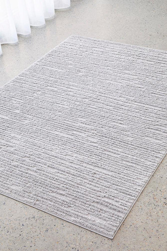 Power Loomed Marina Suri Silver Rug