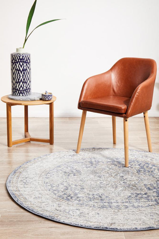 Aegina Ocean Round Rug