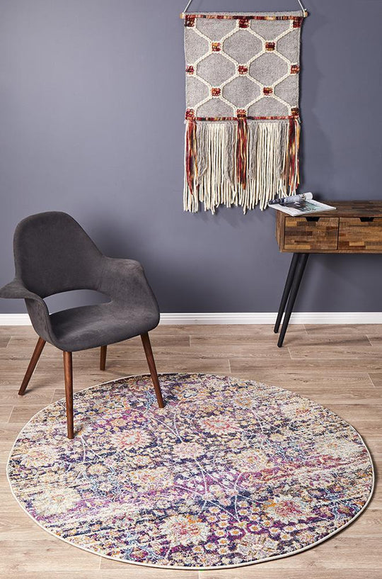 Susa Shadi Transitional Multi Round Rug