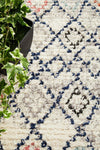 White Plush Moroccan Rug Runner Rug