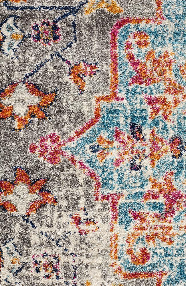 Boho Vintage Sophia Multi Coloured Rug – Aladdin Rugs NZ