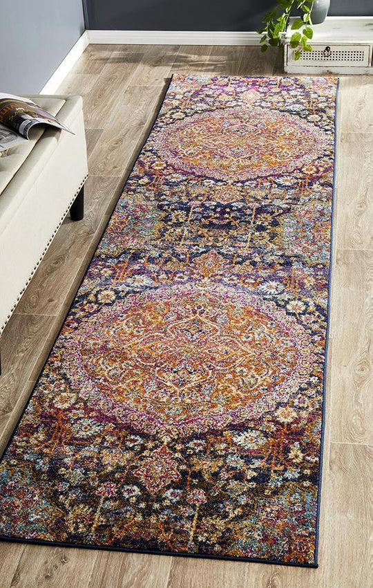 Boho Vintage Natalie Multi Coloured Runner