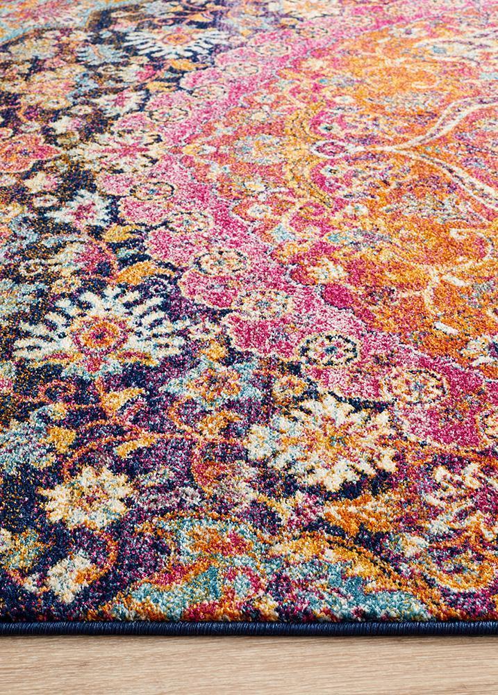 Boho Vintage Natalie Multi Coloured Rug – Aladdin Rugs NZ