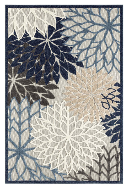 Mona 1210 Blue OutDoor/InDoor Rug