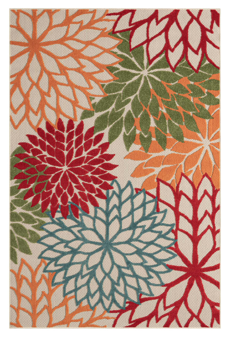 Mona 1210 Red OutDoor/InDoor Rug