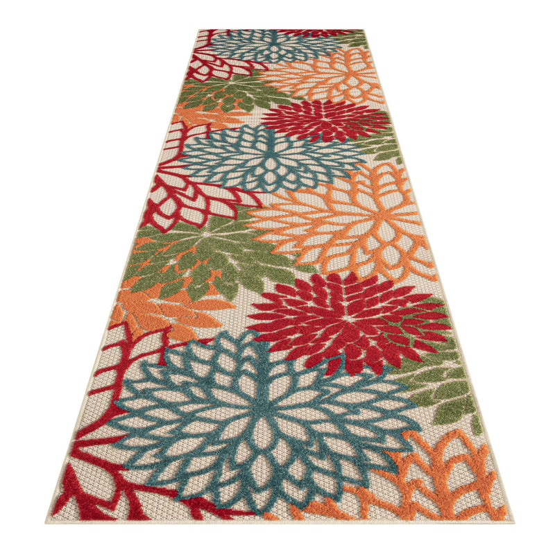 Mona 1210 Red OutDoor/InDoor Rug Hallway Runner