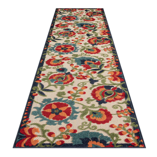 Mona 1212 Multi OutDoor/InDoor Rug Hallway Runner