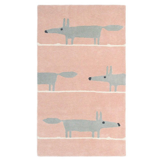 Scion Mr fox rugs 25302 in Blush Pink