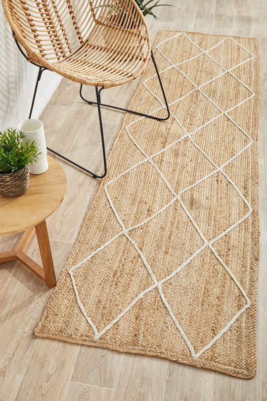 Sahra 222 Natural Runner Rug